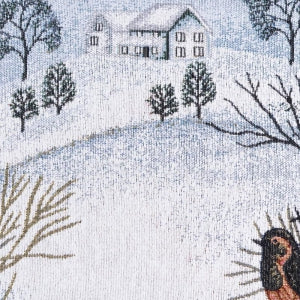 Dekoračný návlek MOTIV zimné kopce