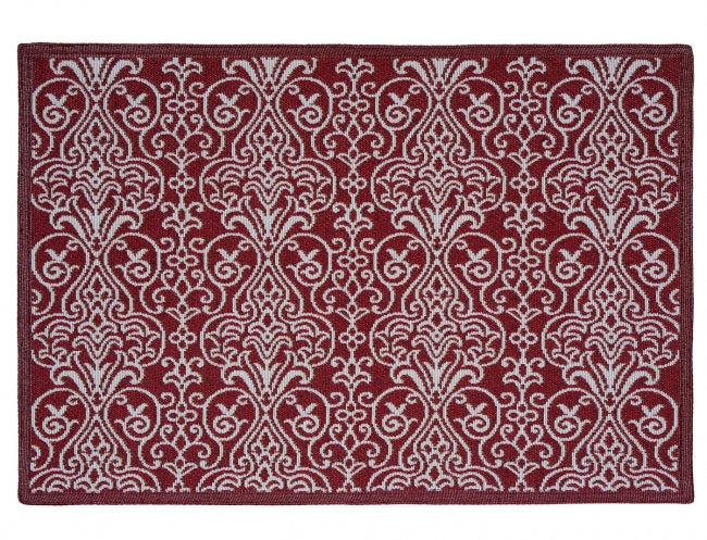 Prestieranie MOTIV LUREX ornament červená