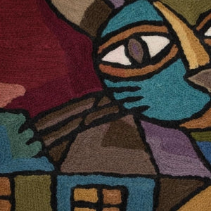 Dekoračný návlek ART WOOL cat