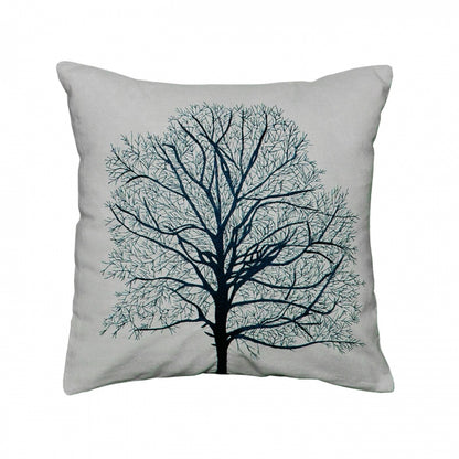 Dekoračný návlek ART NATURE big tree sivá modrá