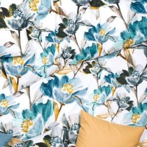 Obliečky ART JERSEY aqua bloom