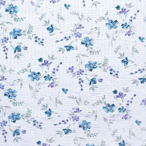 Obliečky KREP kvietky modrá fialová