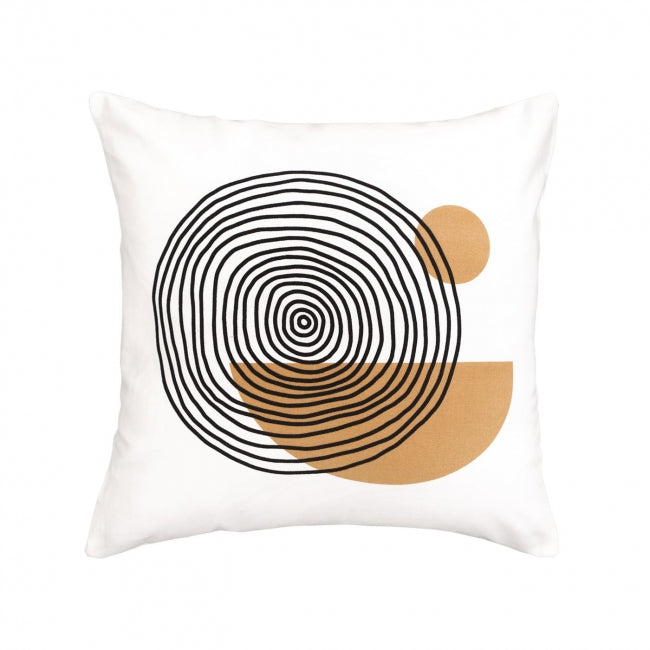 Dekoračný návlek DEKORO big spiral smotanová