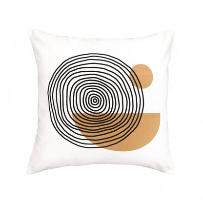 Dekoračný návlek DEKORO big spiral smotanová