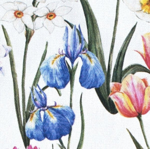 Utierka FLORA irisy, tulipány
