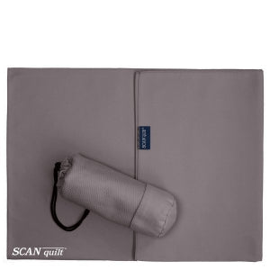 Rýchloschnúca osuška FITNESS BAG sivá