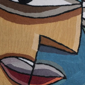 Dekoračný návlek ART WOOL picasso modrá