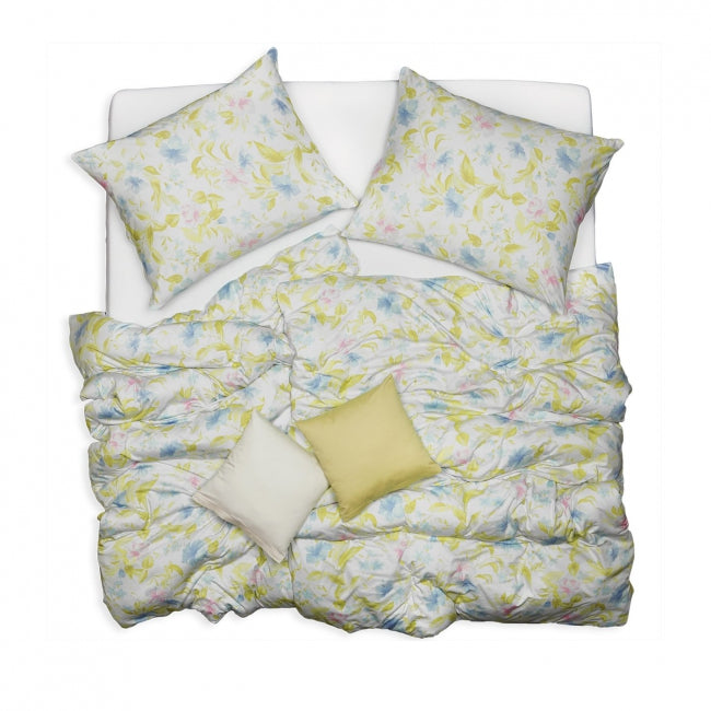 Obliečky JERSEY kvety pastelová