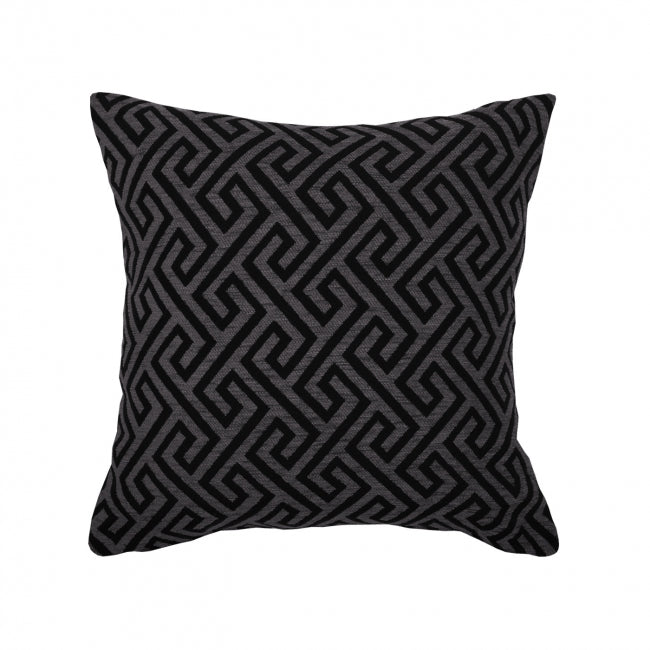 Dekoračný návlek SOFAS kristal sivá čierna