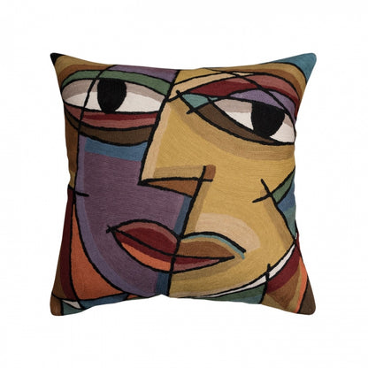 Dekoračný návlek ART WOOL picasso fialová