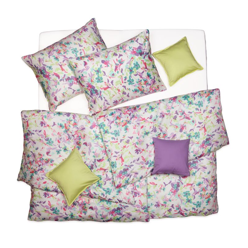 Obliečky JERSEY abstrakt pastelová