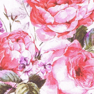 Utierka FLORA ruža biela ružová