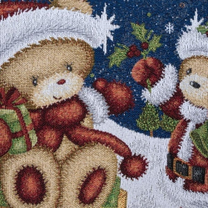 Dekoračný návlek MOTIV medvedík Santa