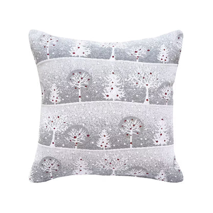 Dekoračný návlek MOTIV biele stromy