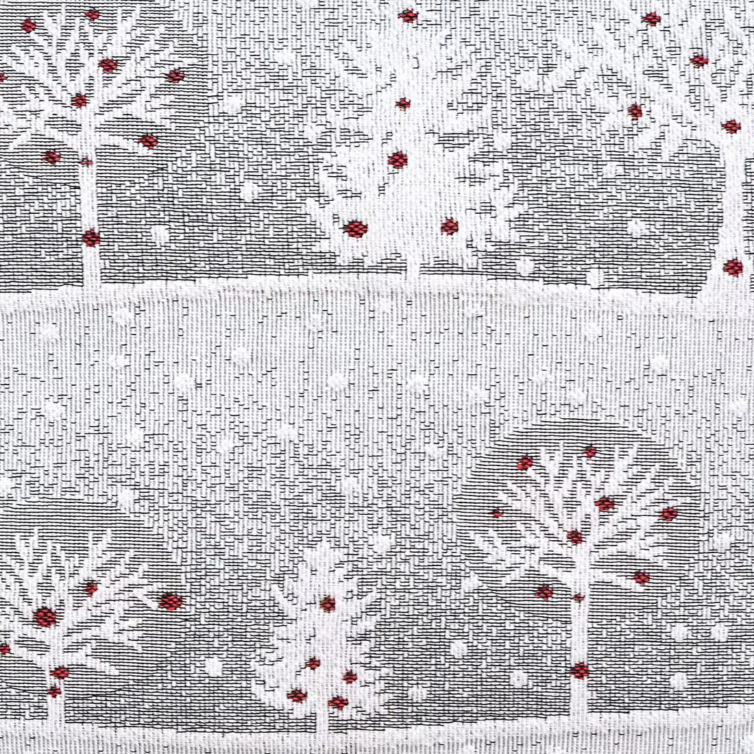 Dekoračný návlek MOTIV biele stromy