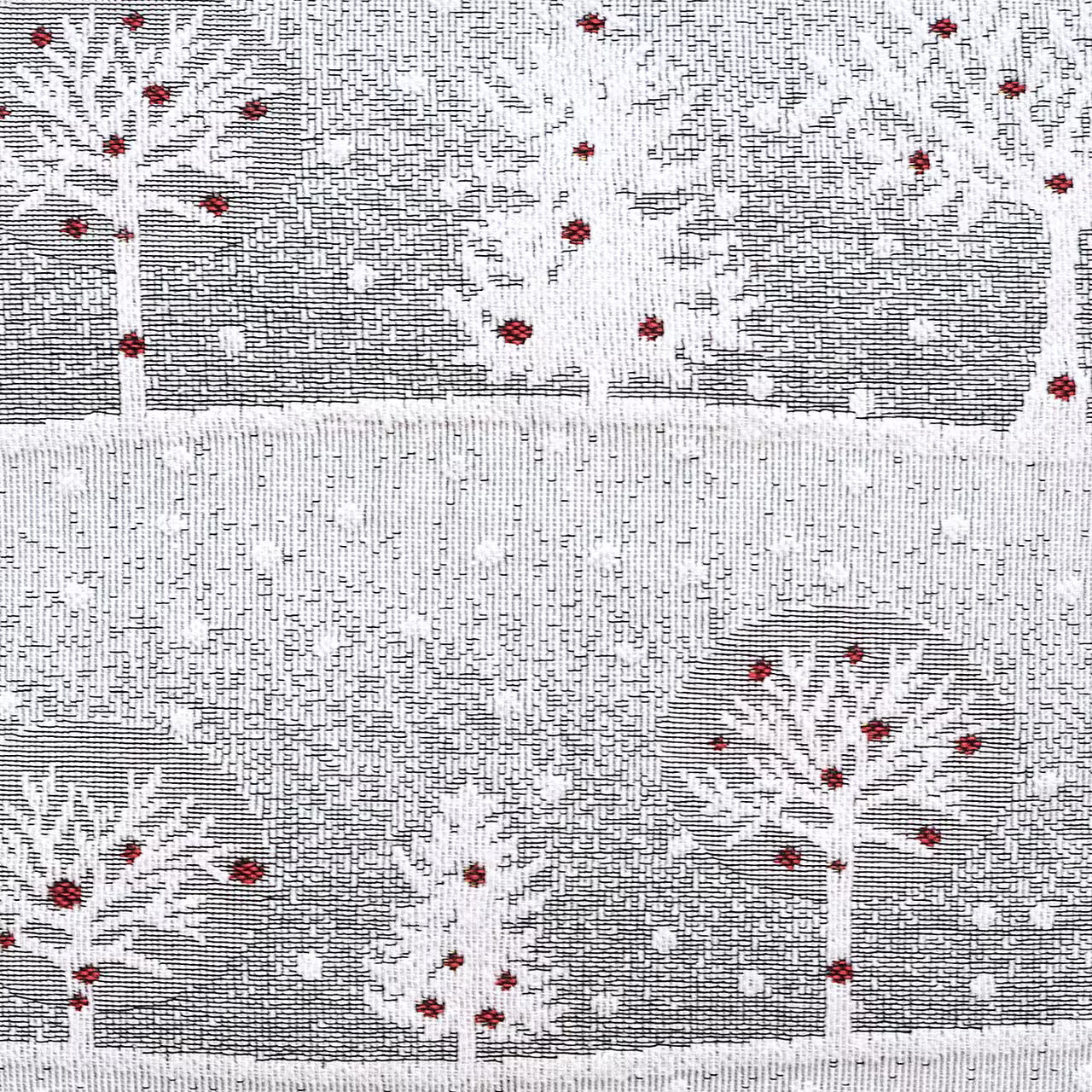 Dekoračný návlek MOTIV biele stromy