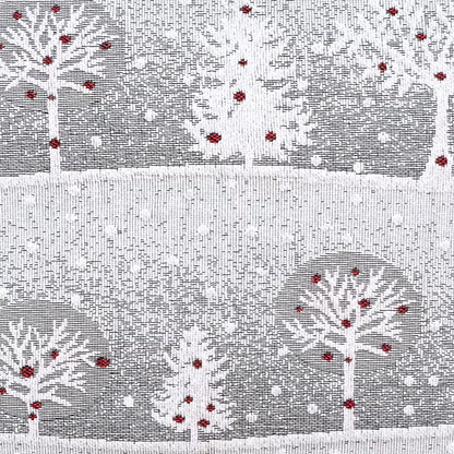 Dekoračný návlek MOTIV biele stromy