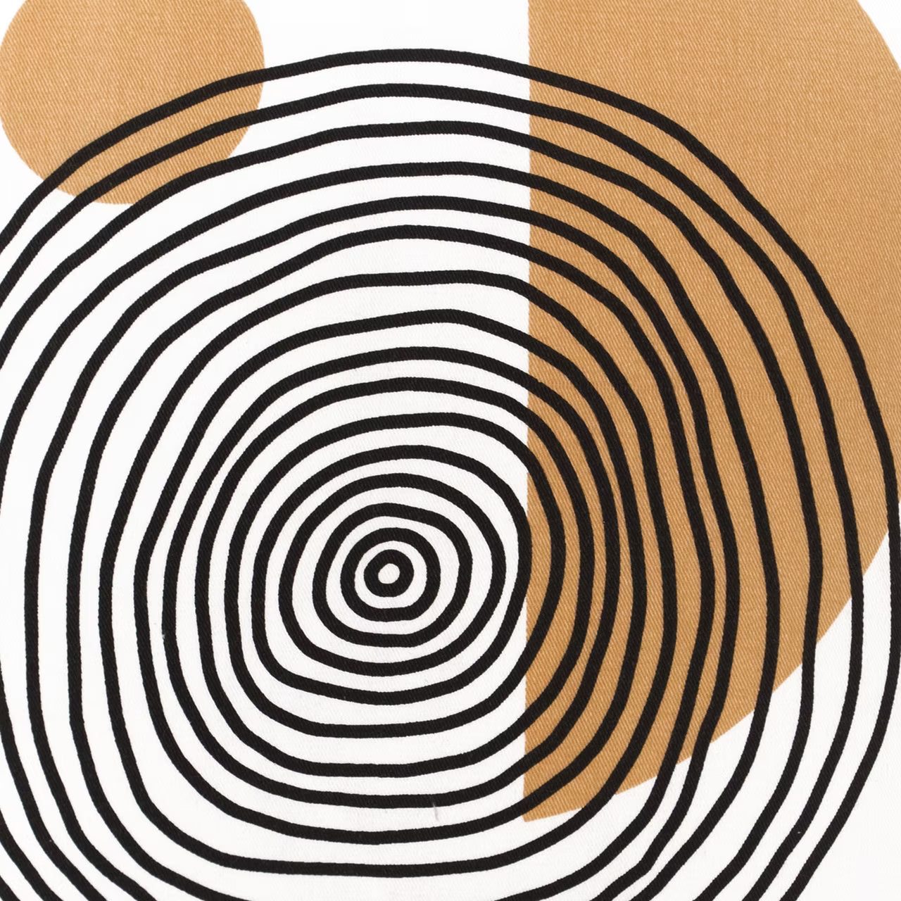 Dekoračný návlek DEKORO big spiral smotanová