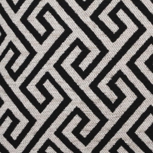 Dekoračný návlek SOFAS kristal biela čierna