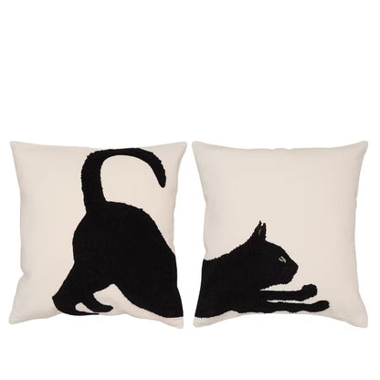 Dekoračný návlek BLACK CAT - set 2 ks stretching cat