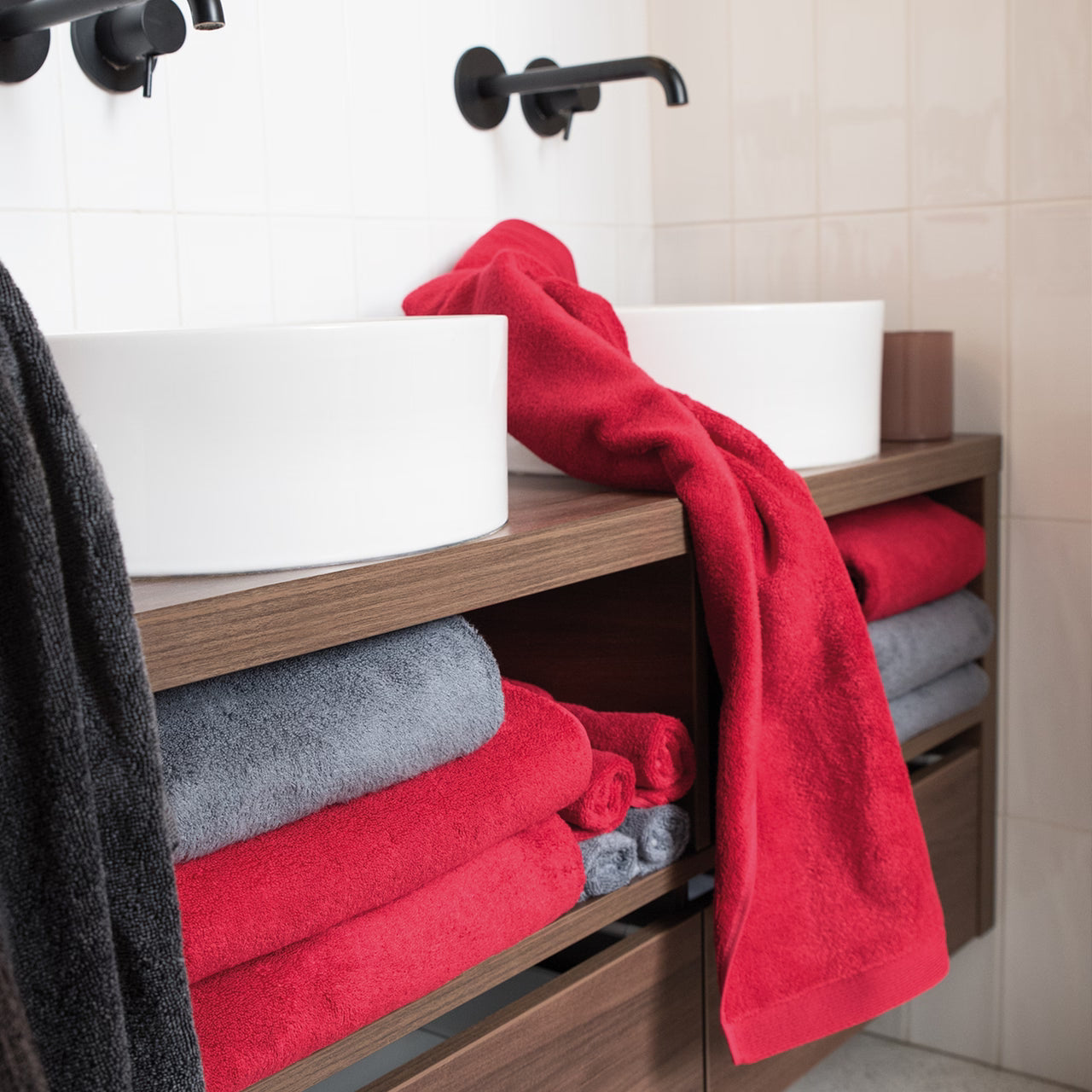 Uterák froté MODAL SOFT červená