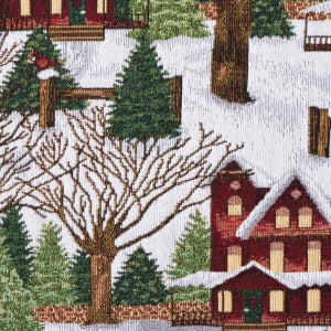 Dekoračný návlek MOTIV domčeky