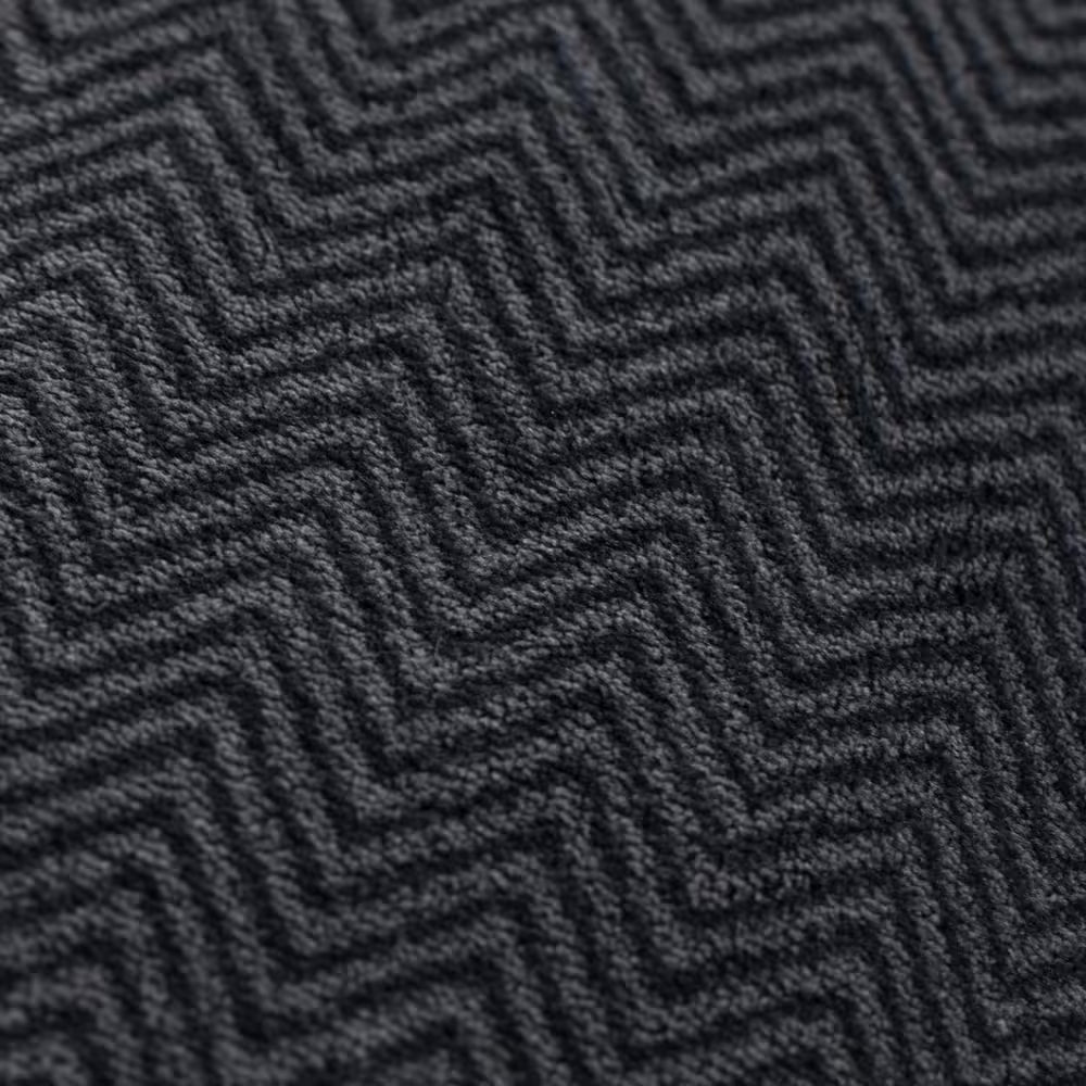 Dekoračný návlek ROYAL cik-cak tmavá sivá