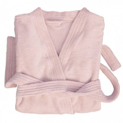 Župan froté BELA DUO kimono svetlá ružová