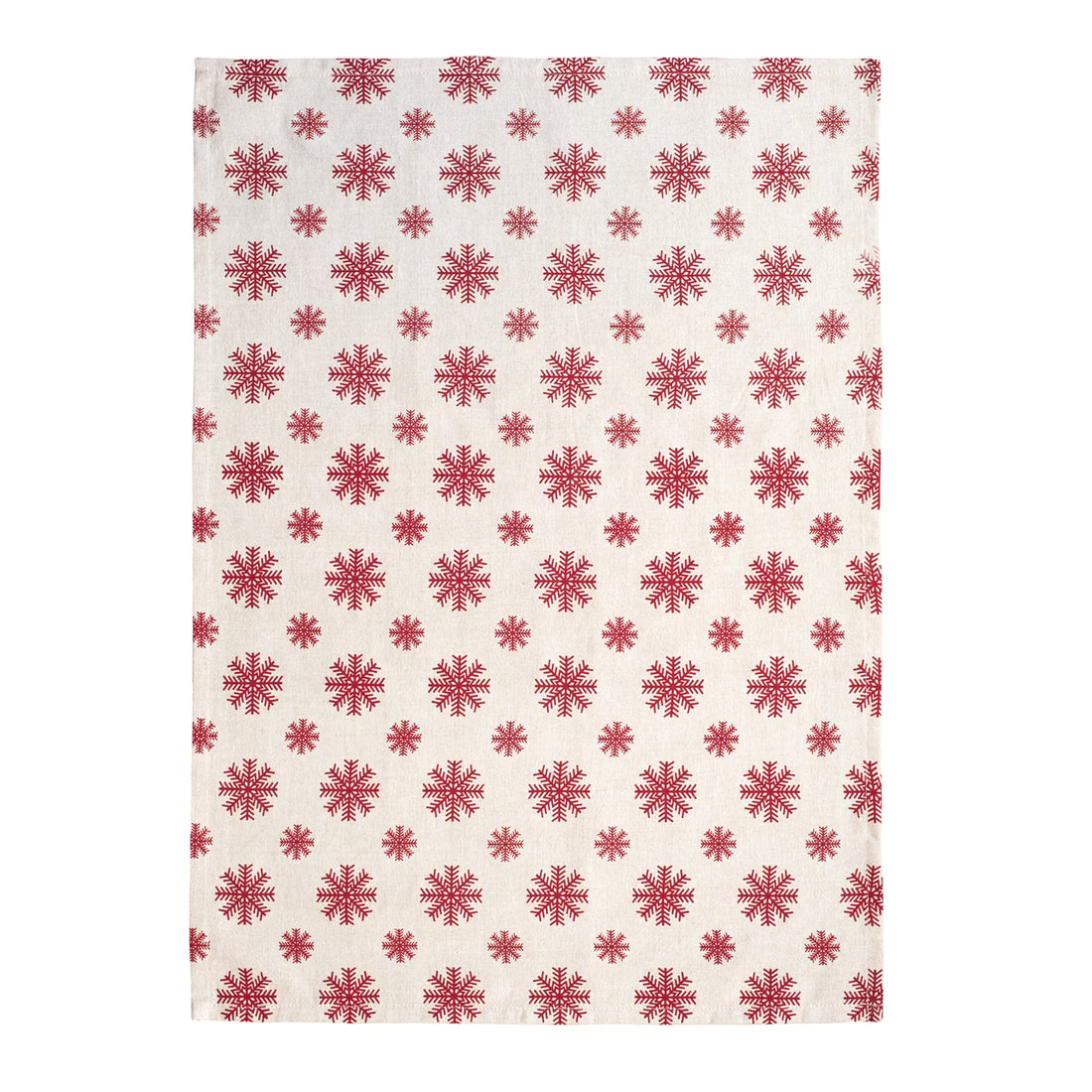 Utierka DEKORO vločky béžová červená