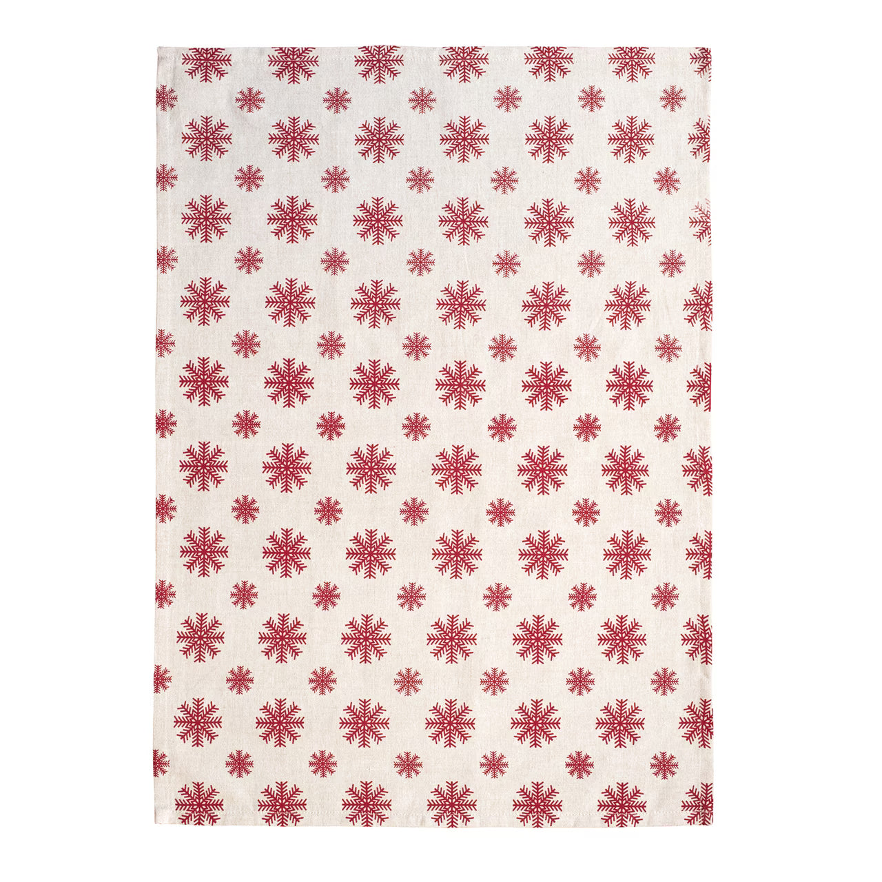 Utierka DEKORO vločky béžová červená