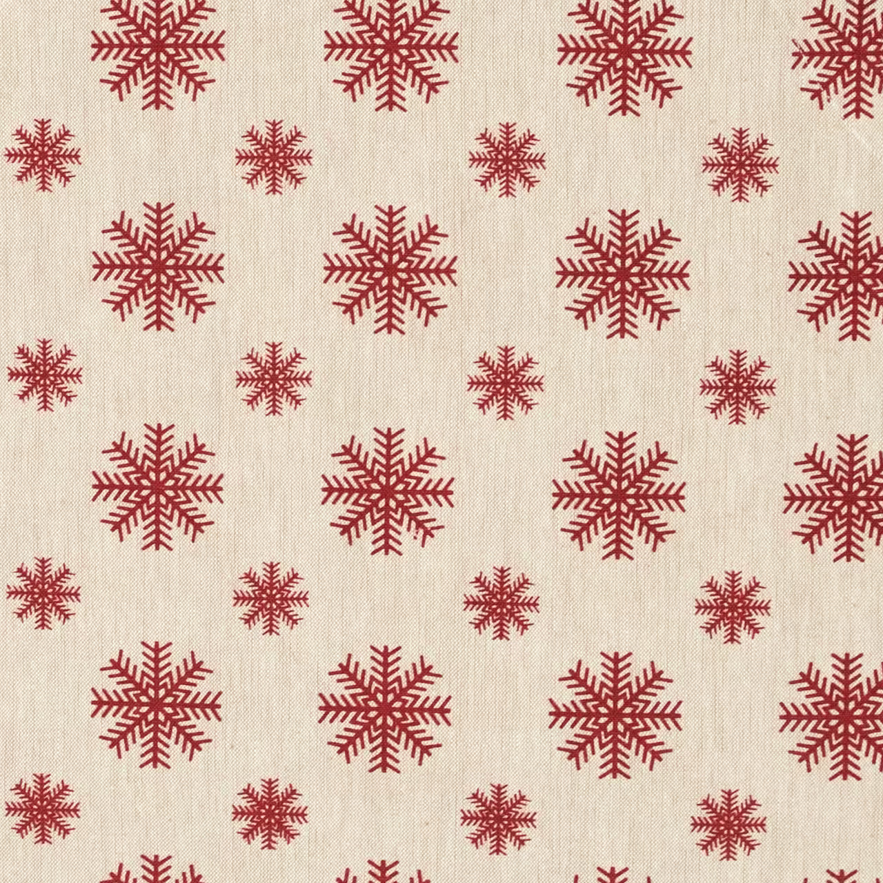 Utierka DEKORO vločky béžová červená