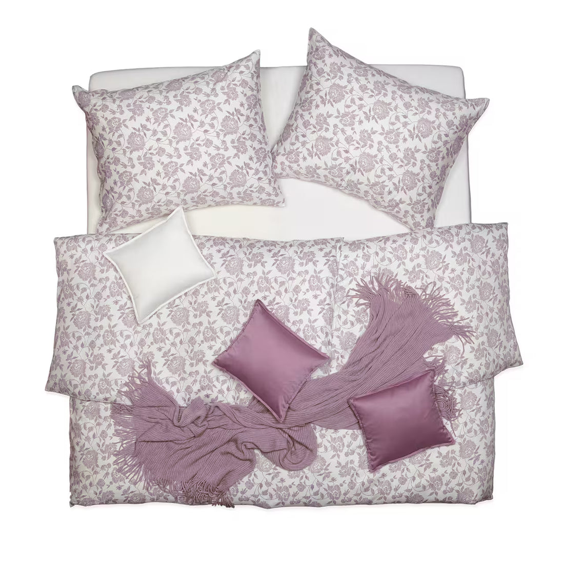 Obliečky SATÉN PLUS divá ruža fialová