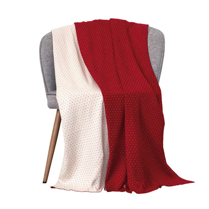 Deka pletená DESIGN dobby