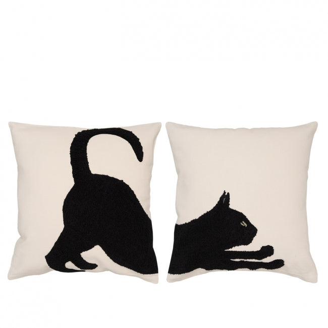 Dekoračný návlek BLACK CAT - set 2 ks stretching cat