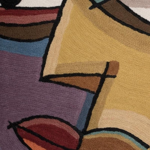 Dekoračný návlek ART WOOL picasso fialová