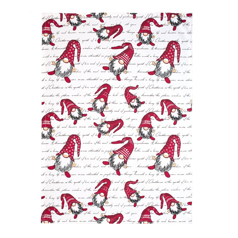 Utierka DEKORO elfovia smotanová červená