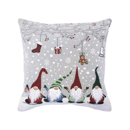 Dekoračný návlek MOTIV elfovia s darčekmi