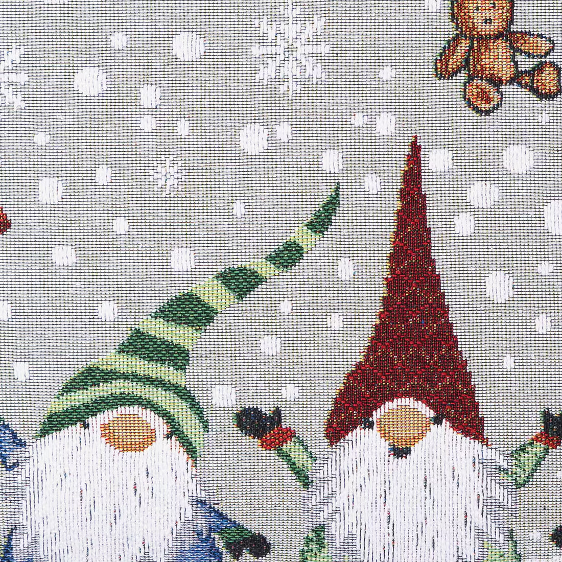 Dekoračný návlek MOTIV elfovia s darčekmi