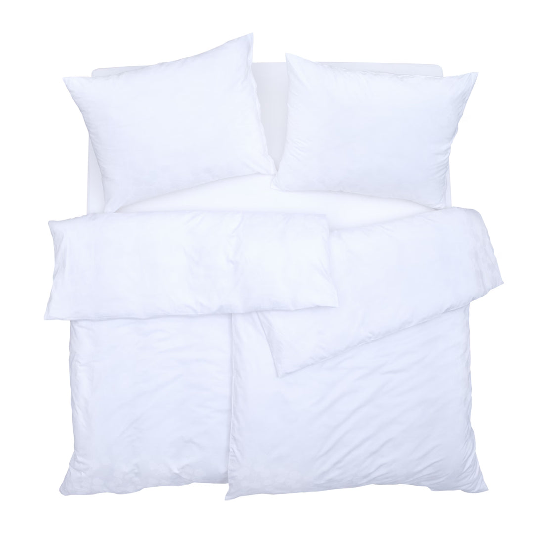 Obliečky ELEGANT PLUS eukalyptus biela