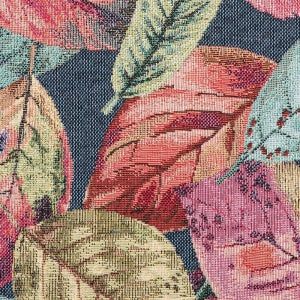 Dekoračný návlek SOFA leaves modrá