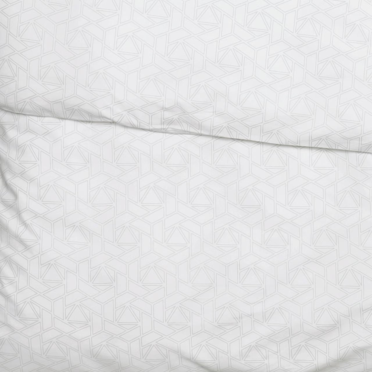 Obliečky KLASIK fragments sivá biela