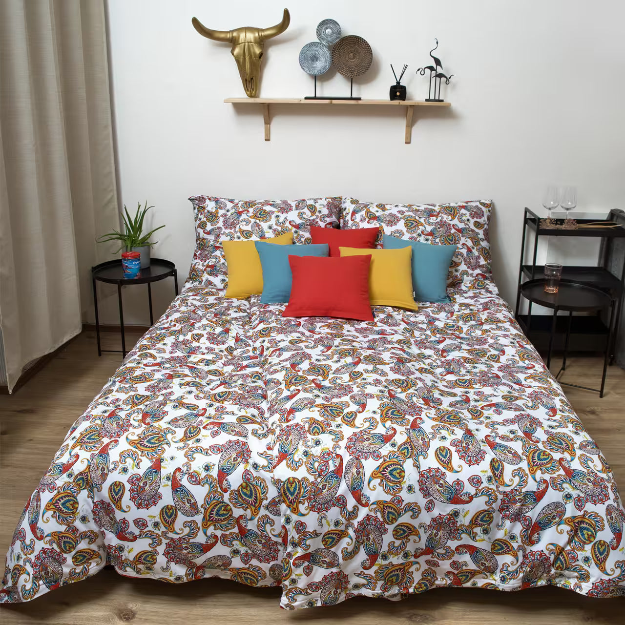 Obliečky ART JERSEY granada pestrá