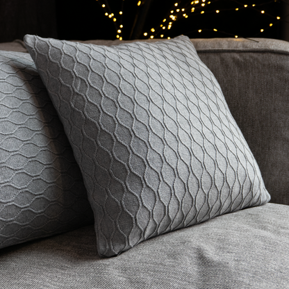 Dekoračný návlek IMPERIAL špirálky sivá