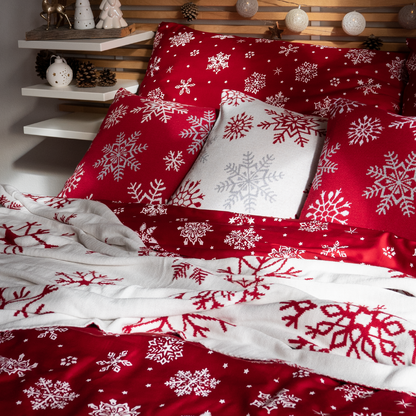 Obliečky SATÉN PLUS vločky