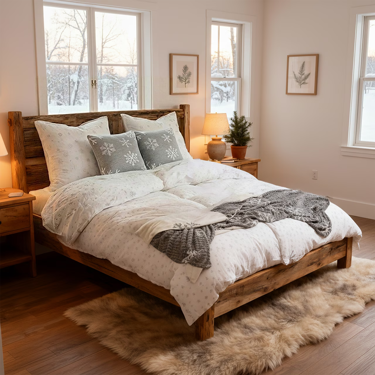 Obliečky JERSEY vločky sivá