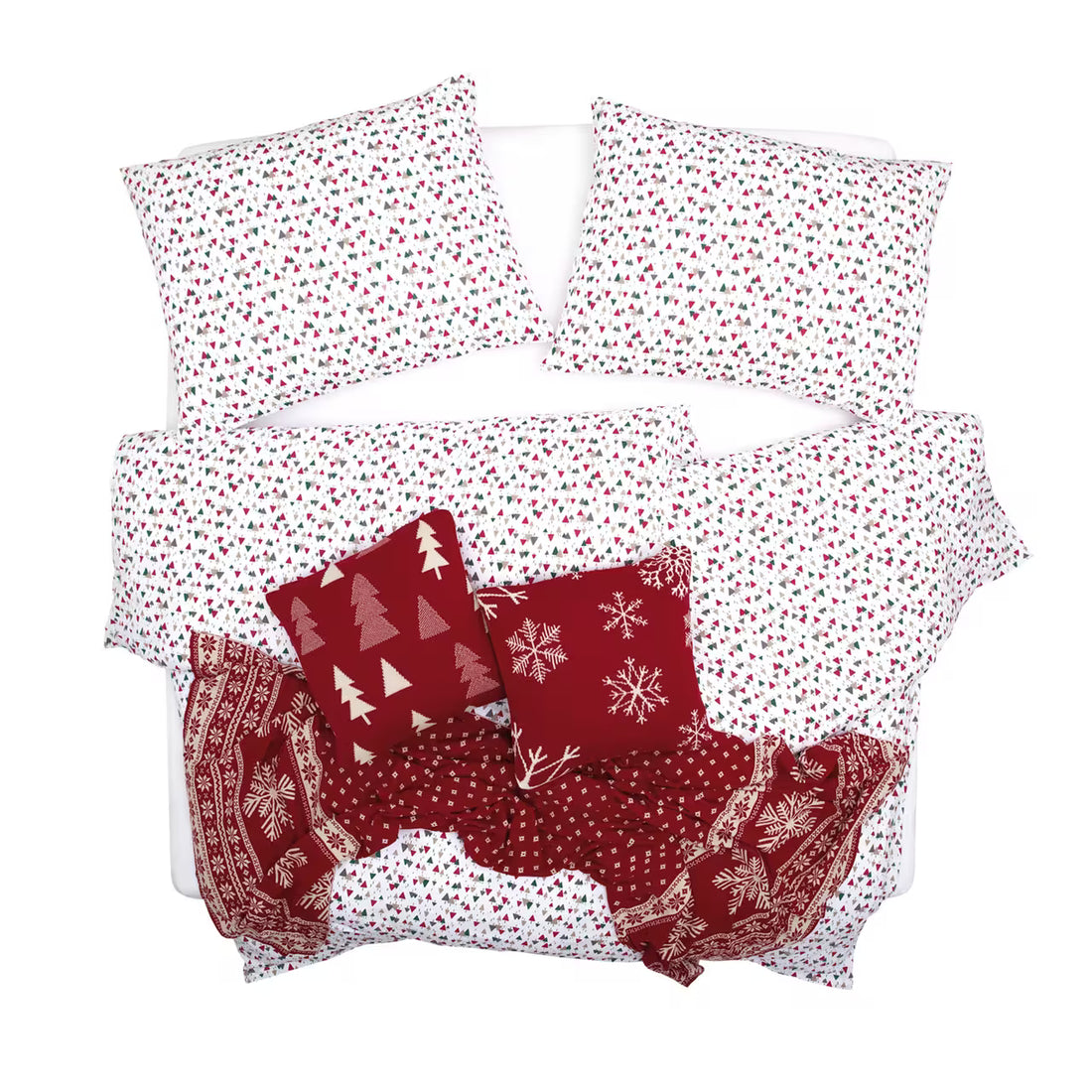 Obliečky JERSEY stromčeky