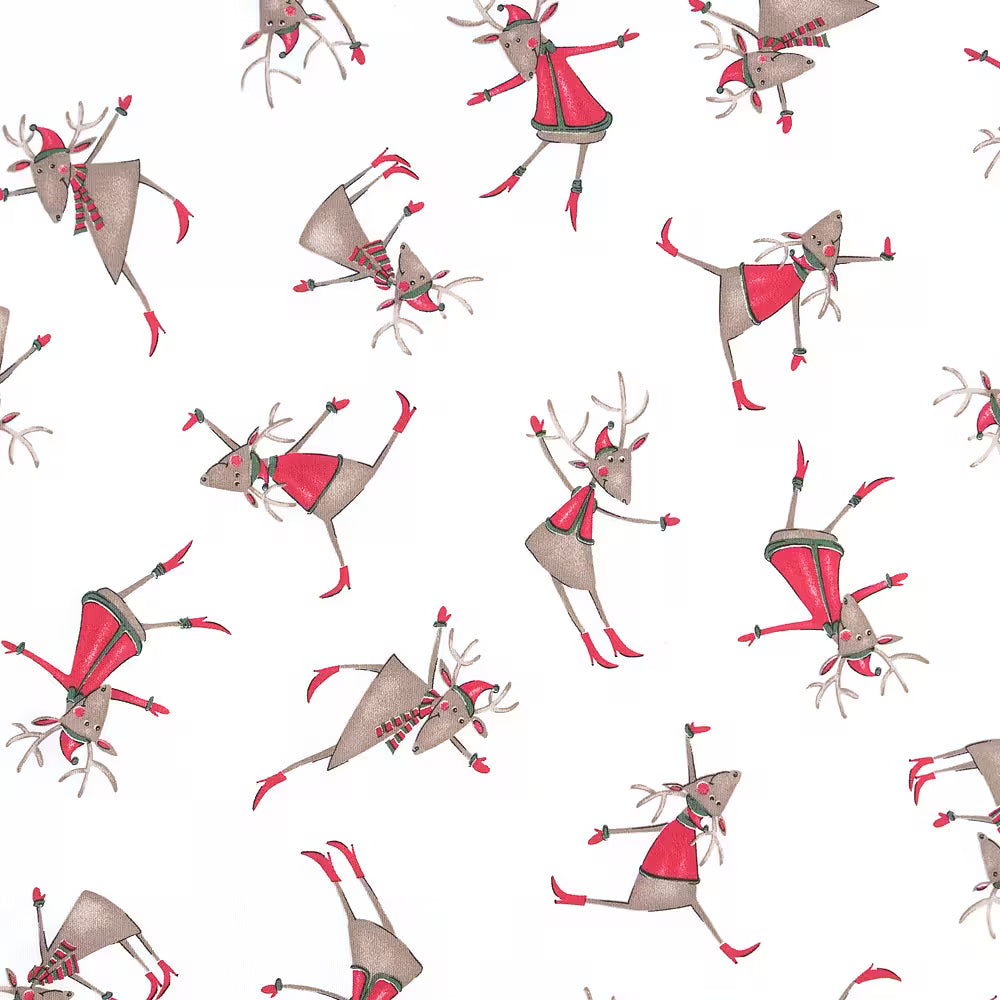 Obliečky JERSEY vianočné sobíky