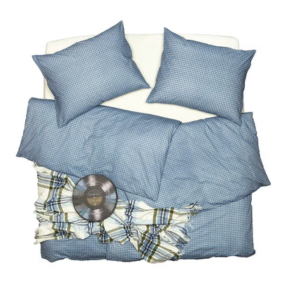 Obliečky KLASIK kocka modrá