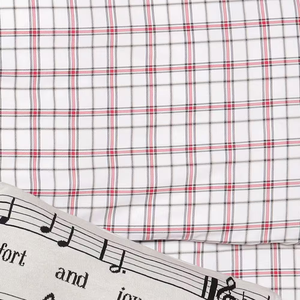 Obliečky KLASIK SOFT káro červená