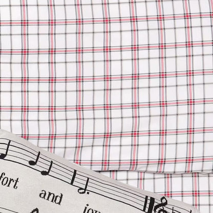 Obliečky KLASIK SOFT káro červená